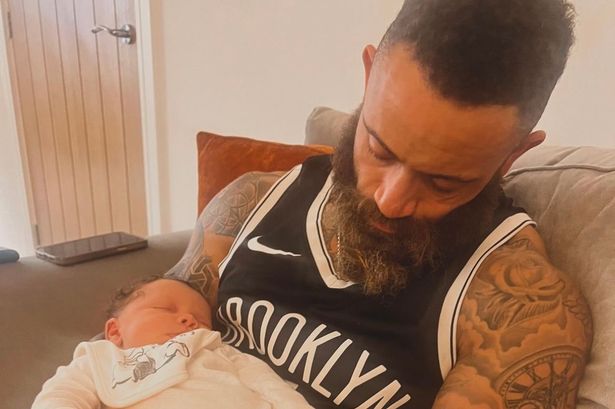 Ashley Cain ‘consumed by love’ as he dotes on newborn son Aliyas