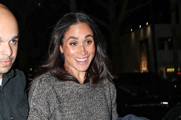 Meghan Markle beams as she leaves dinner with Oprah exec as she ‘sets sights on Hollywood’