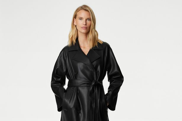 Nail the mob wife aesthetic with M&S’ ‘expensive looking’ £89 faux leather trench coat