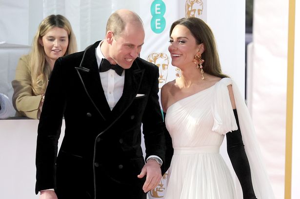 Cheeky moment between Prince William and Kate that was caught on camera at BAFTAs