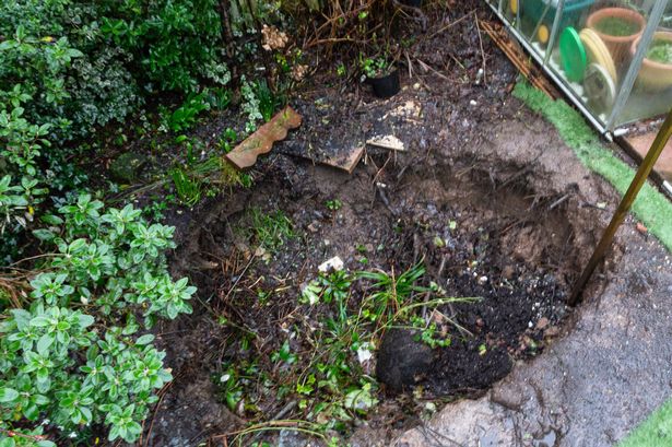 Nightmare as sinkhole opens up in garden of Walton-le-Dale pensioner ‘and just didn’t stop growing’