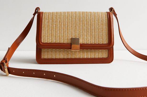 New Look just dropped a £25 version of Aspinal of London’s £550 raffia cross body bag