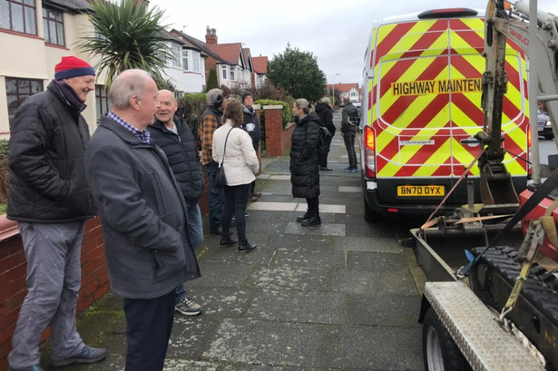 Angry residents take matters into own hands and line streets to block BT Openreach workers