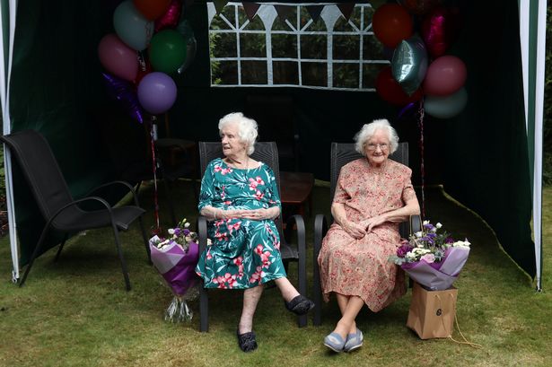 ‘We didn’t think we’d still be here’: Britain’s oldest twins, 104, on their secret to long life