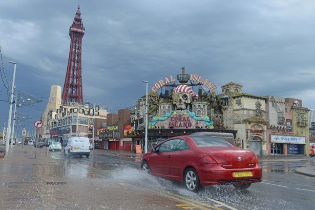 Blackpool and Morecambe named among the wettest seaside towns in the UK