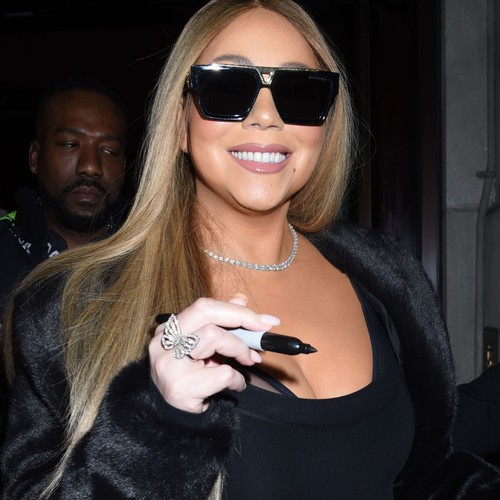 Mariah Carey takes her own lighting to Grammys bash