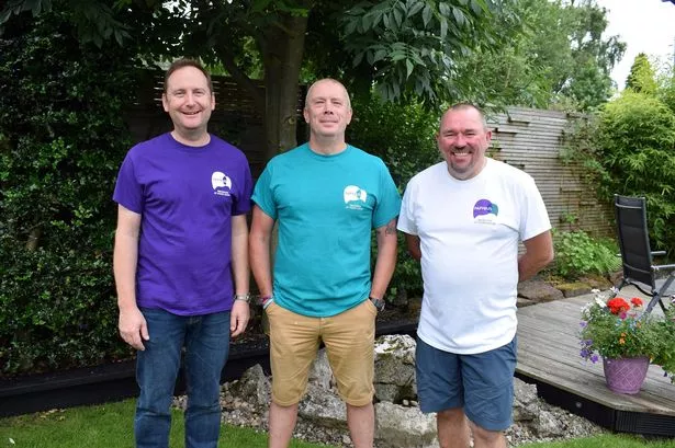 Dads who walked 300 miles in memory of daughters who took own lives to begin new challenge