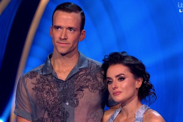 Dancing on Ice star Amber Davies breaks down in tears after dedicating performance to mum