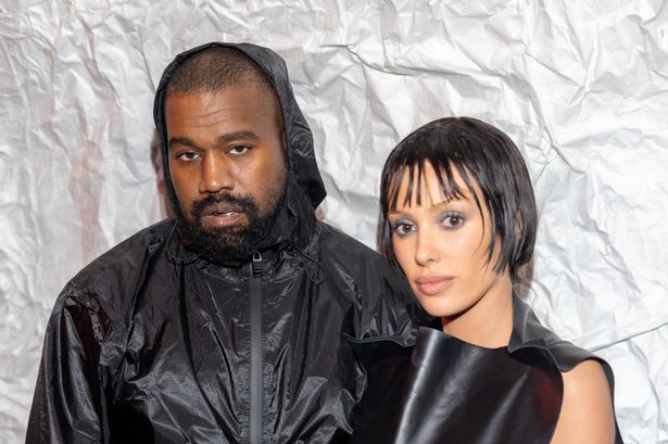 Kanye West’s wife Bianca Censori sports barely-there leather bodysuit as they pack on the PDAs