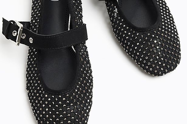 River Island just dropped a £35 version of Miu Miu’s £1k studded ballet pumps