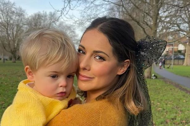 Louise Thompson’s fiance Ryan shares health update as son visits her in hospital for first time