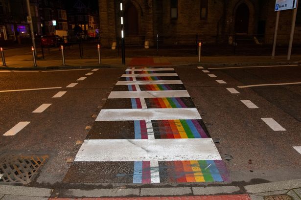 ‘Senseless and mindless’ vandals deface rainbows on Blackpool zebra crossings after barely two days