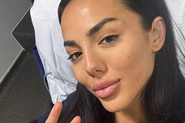 ITV Coronation Street star Arianna Ajtar shares update from hospital bed after boob job