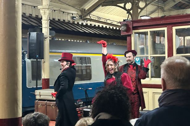 We donned our deerstalker hat to go on an East Lancs Railway murder mystery