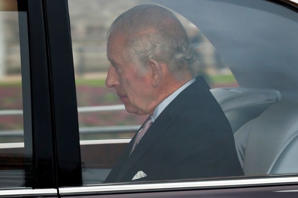 King Charles seen arriving at Clarence House as cancer treatment continues