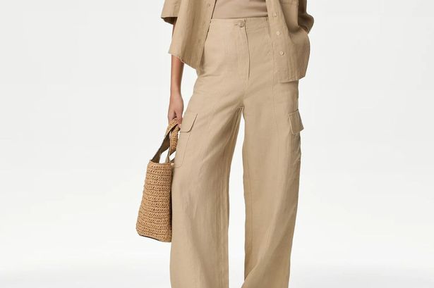 M&S shoppers are praising these £40 cargo trousers for their flattering and high-quality fit for spring