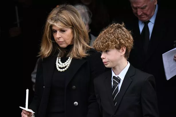 Kate Garraway says husband Derek’s funeral was an ‘out-of-body experience’ after son’s emotional tribute