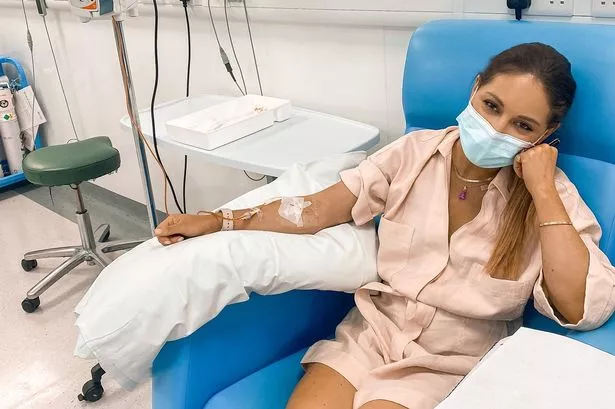 Louise Thompson’s fiancé says ‘enough tests now’ and gives sad update as she returns to hospital