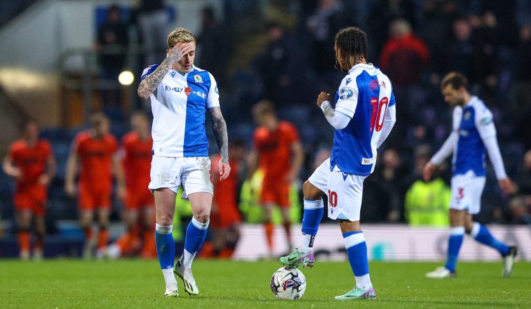 Blackburn rescue a point in nervous relegation six-pointer