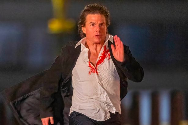 Tom Cruise sprints through London streets in blood-soaked shirt filming Mission Impossible