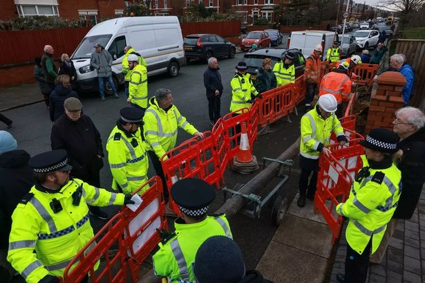 Police descend as dispute between residents and Openreach escalates