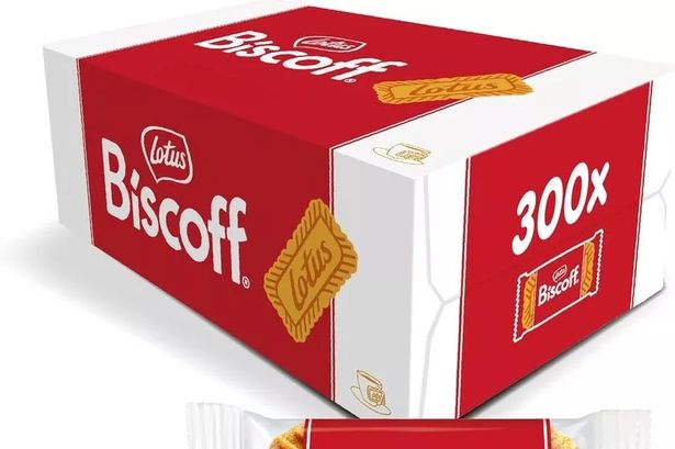 Amazon is selling a bumper 4lb box of Lotus Biscoff biscuits for £11