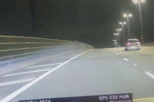 Driver doing 30mph on almost empty motorway pulled over by police