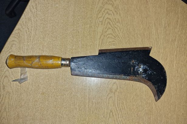 ‘Dangerous weapon’ found in street where children had been played