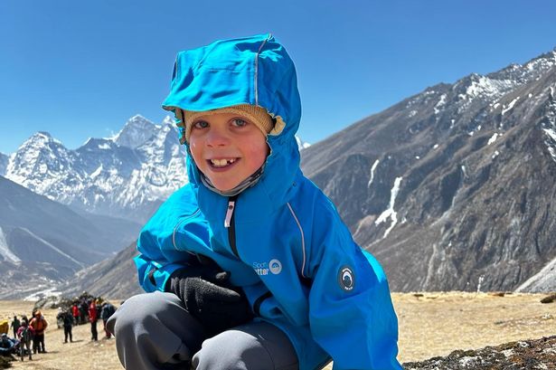 Boy, 8, ‘over the moon’ to reach Everest base camp – and has his sights set on summit