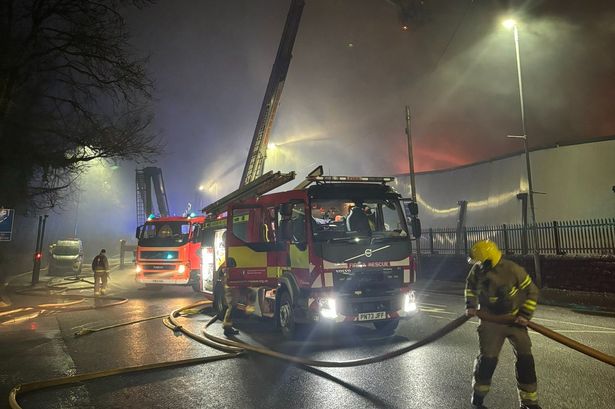 Blackburn factory fire latest as crews work through night to tackle huge blaze at business park