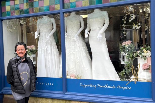 Kind-hearted businesswoman donates wedding dresses to eco-friendly bridal shop