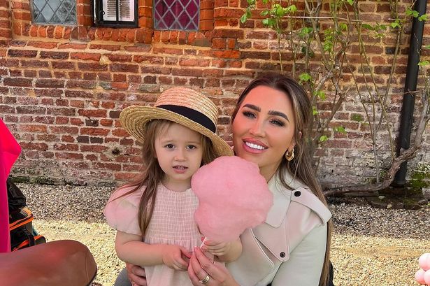 TOWIE’s Lauren Goodger’s daughter Larose makes filming debut in adorable behind the scenes pics