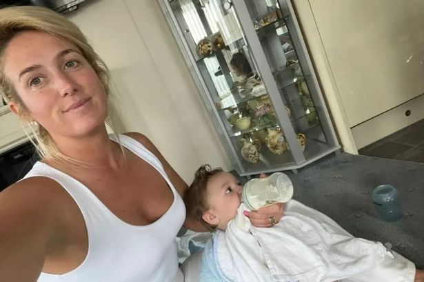 Paris Fury shows off natural beauty as she goes make-up free in snap with baby son Rico