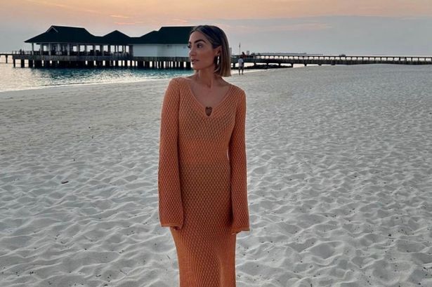 Frankie Bridge’s £60 crochet dress has us wishing for summer holidays