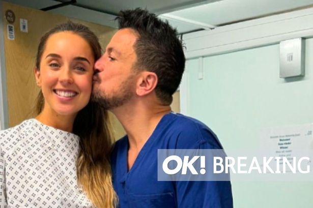 Peter Andre shares sweet snap with wife Emily just moments before she gave birth