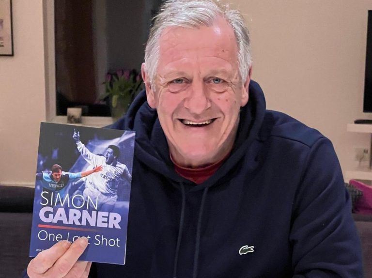 Rovers’ legend Simon Garner in Blackburn for book signing