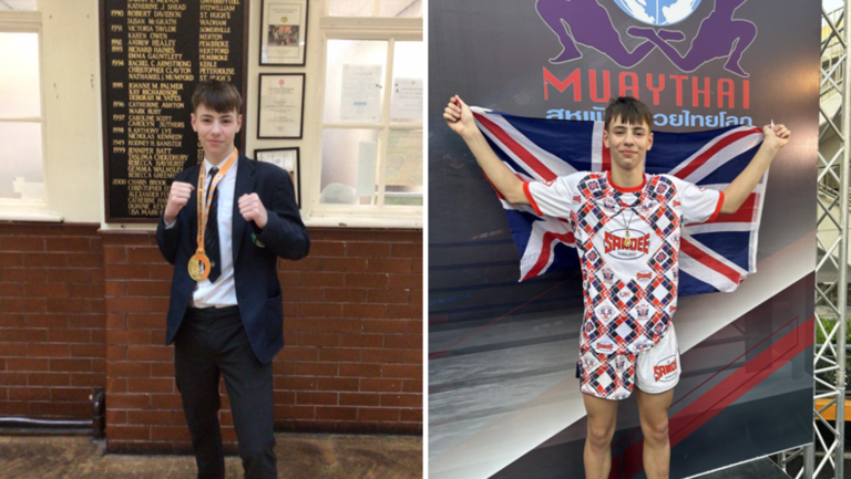 Gold Muay Thai triumph for Bacup Grammar School pupil