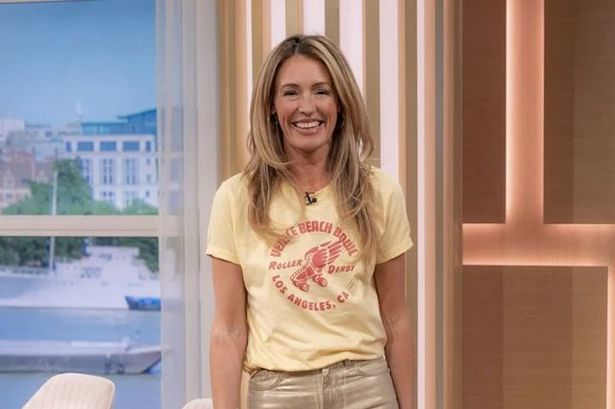 Cat Deeley’s gold skinny jeans are this spring’s unexpected trend to watch