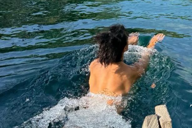 Jenny Powell looks incredible in Kim Kardashian bikini for 56th birthday trip to Mexico