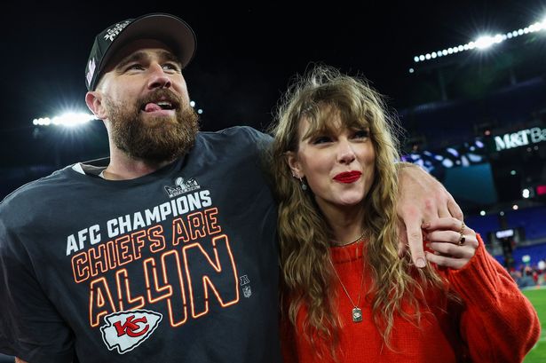 Taylor Swift looks smitten in throwback clip as Travis Kelce kisses her in stunning kitchen