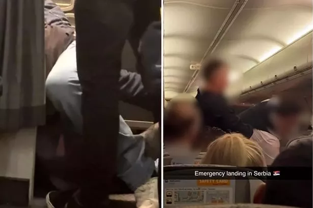 Manchester Airport flight mayhem as ‘unruly passenger’ dragged off and arrested