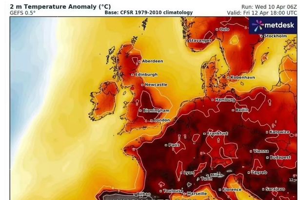 All the parts of England set to bask in heatwave with two areas missing out