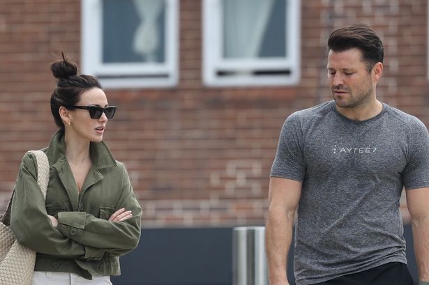 Michelle Keegan and Mark Wright look ‘tense’ during stroll together in Sydney