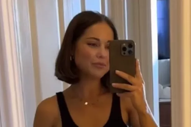 Louise Thompson wears swimming costume for first time since getting stoma bag during family getaway