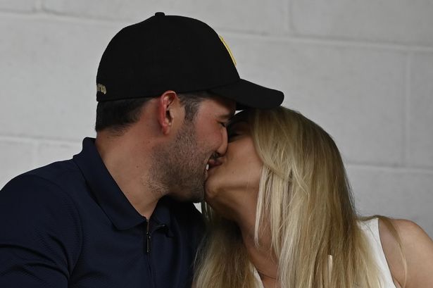 Katie McGlynn and Ricky Rayment can’t keep their hands off each other after addressing proposal rumours