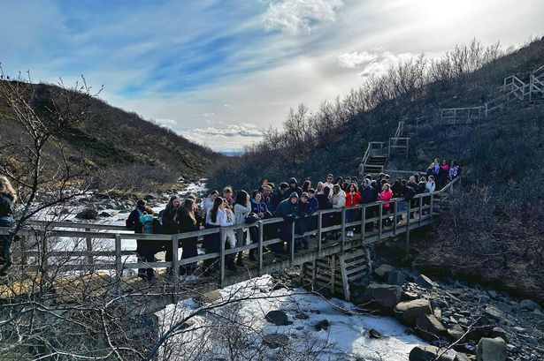 Students on Iceland school trip see learning come to life before they even get off plane