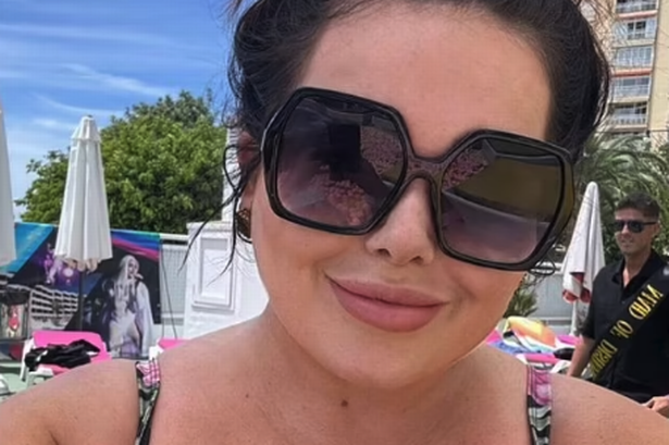 Scarlett Moffatt tells fans to ’embrace the boob gap’ as she shares confident swimsuit snap