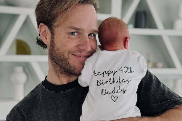 Inside new dad Olly Murs’ epic 40th birthday celebrations with gigantic Greggs cake