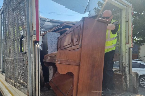 Piano, TVs and fridges in grand haul as Blackpool stages rubbish amnesty