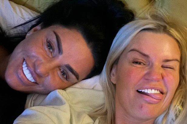 Katie Price and Kerry Katona discuss Las Vegas double wedding after Kerry’s painful surgery